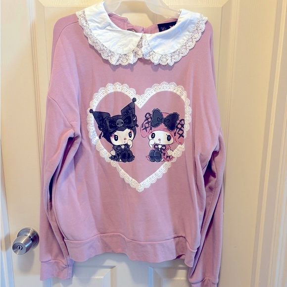 My Melody & Kuromi Lolita Hoodie - Hot Topic Exclusive - Size S/M - Like New - Picture 1 of 2